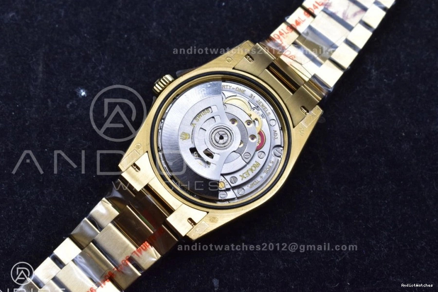 904L Diamond (Gain YG Best V5 Bracelet 702 Dial Steel Silver Edition 36 DayDate President Comfortable Square with on QF vr3255 Weight) 0228